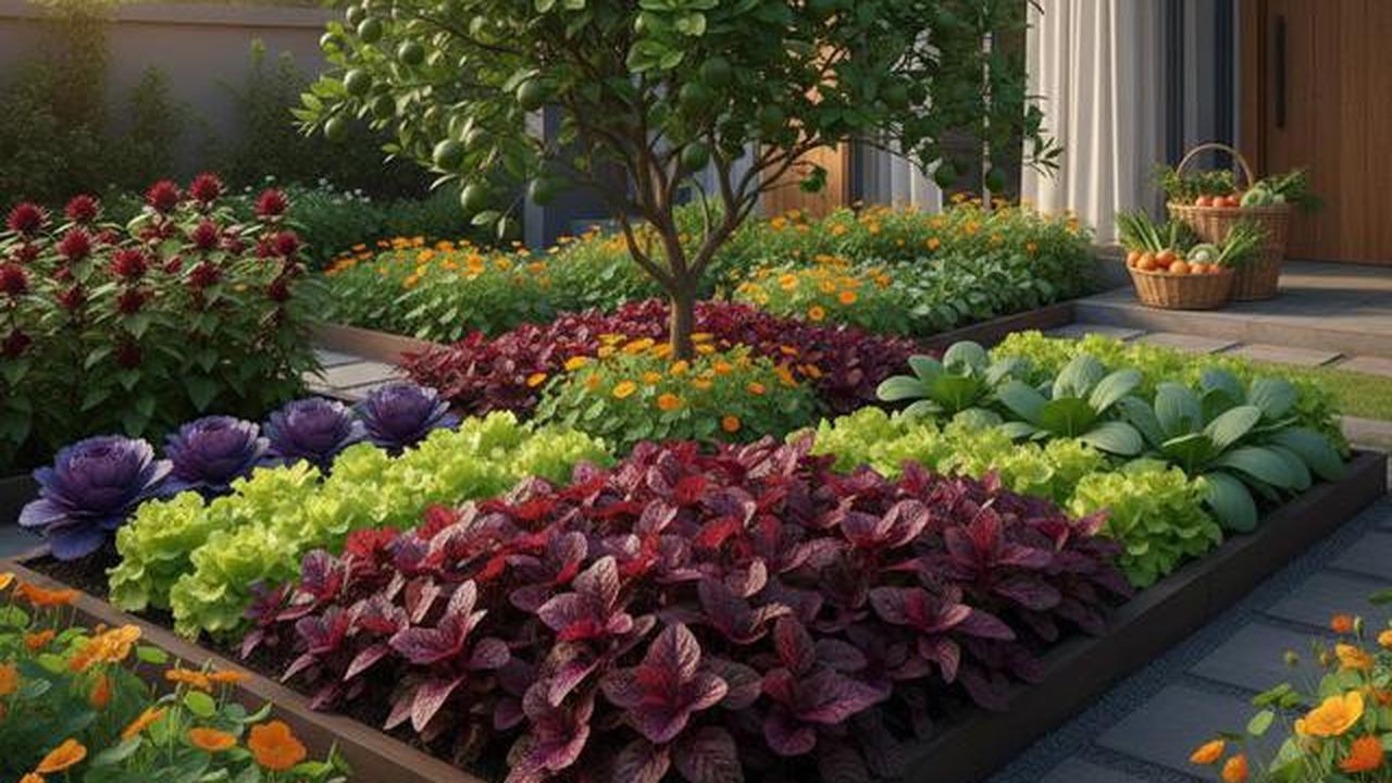 10 Konsep Kebun Rumah Campuran Tanaman Hias dan Sayur, Solusi Cerdas Lahan Sempit