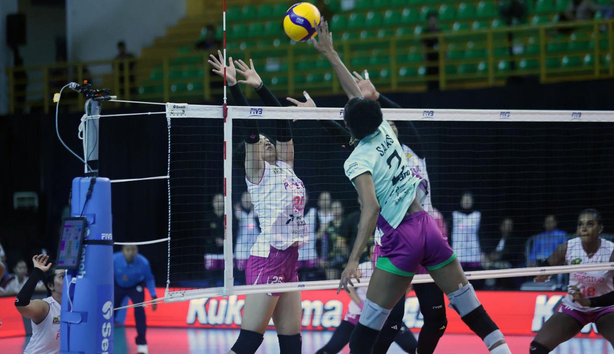 Kemenangan ini merupakan yang ketiga kalinya dari lima laga bagi Megawati Hangestri dkk di Proliga 2026. (Dok. PBVSI)