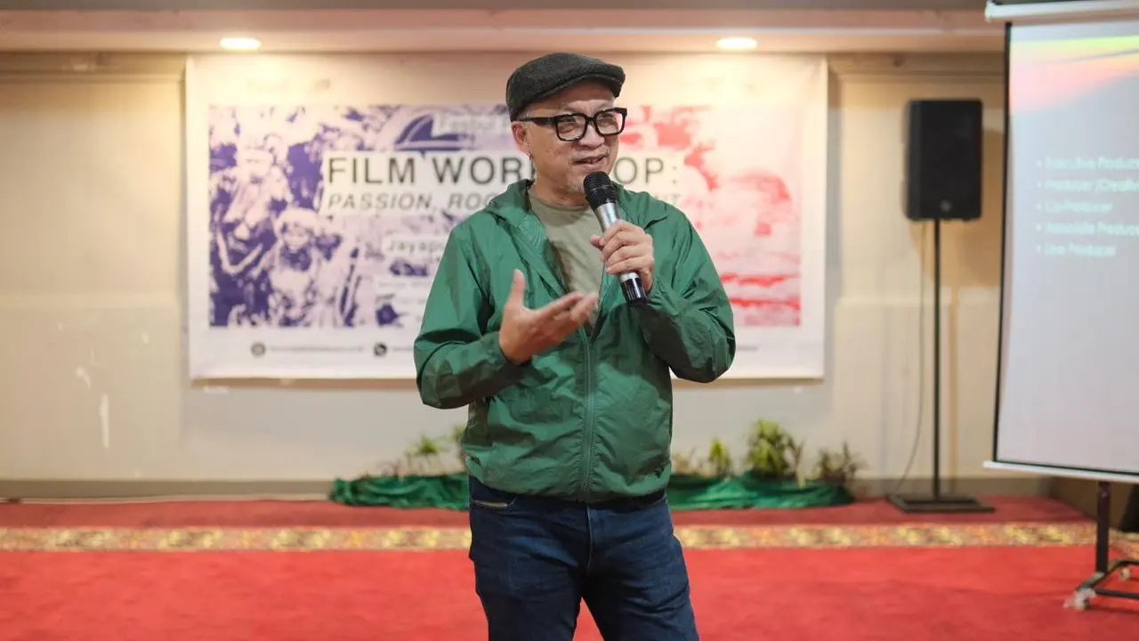 Festival Film Bulanan (Fesbul) pada bulan ini kembali diselenggarakan tepatnya di Jayapura, Papua. Workshop ini mengusung tema Passion, Roots, Movement yang bertepatan pada tanggal 7-9 Juni 2024 lalu (Istimewa)