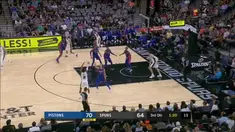 Berita video game recap NBA 2017-2018 antara San Antonio Spurs melawan Detroit Pistons dengan skor 96-93.