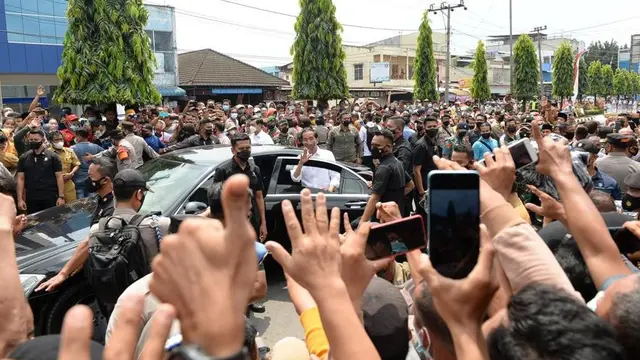 Jokowi di Binjai