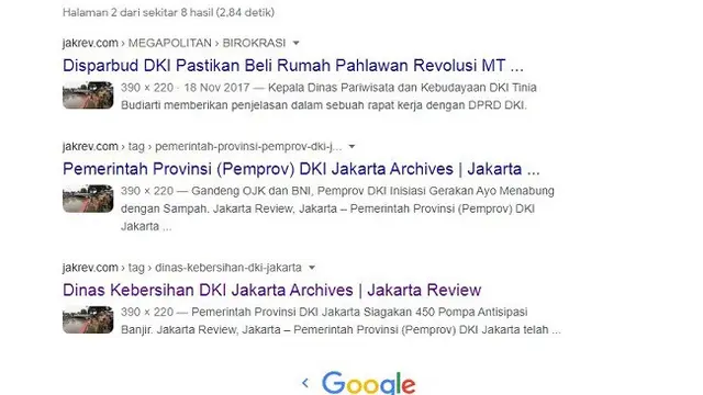 Gambar Tangkapan Layar Penelusuran Foto dengan Google Reverse Image