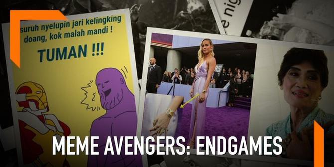 VIDEO: Meme Kocak Avengers Endgame Bikin Enggak Sabar Nonton