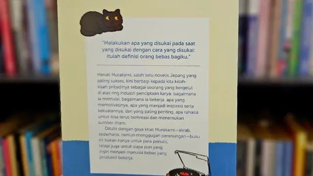 Blurb Novelis sebagai Panggilan Hidup