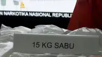 Sabu seberat 15 Kilogram ini rencananya akan di perjualbelikan di kawasan hiburan malam di Ibu Kota Jakarta.