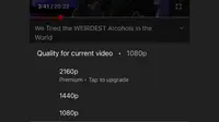 YouTube Premium Video 4K. (Doc: Reddit)
