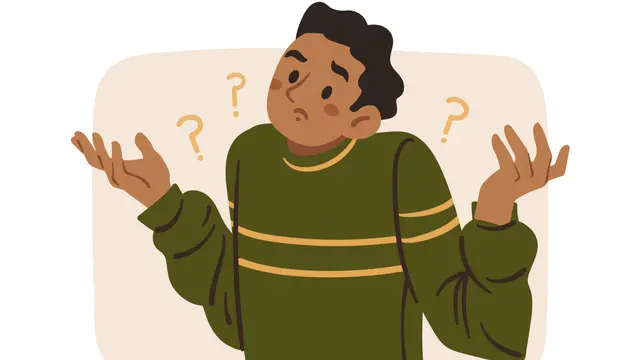 Ilustrasi orang tak paham realita