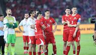 Ekspresi para pemain Timnas Indonesia setelah kalah dari Bulgaria pada final FIFA Series 2026 di Stadion Utama Gelora Bung Karno, Jakarta, Senin (30/3/2026). (Bola.com/M. Iqbal Ichsan)