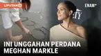 Meghan Markle, Duchess of Sussex, memulai tahun baru dengan meluncurkan akun Instagram baru, @meghan, yang dikonfirmasi oleh Associated Press. Akun ini menampilkan unggahan pertama berupa video hitam putih dirinya di pantai, menggambar "2025" di pasi...