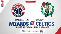 Washington Wizards Vs Boston Celtics_2 (Bola.com/Adreanus Titus)