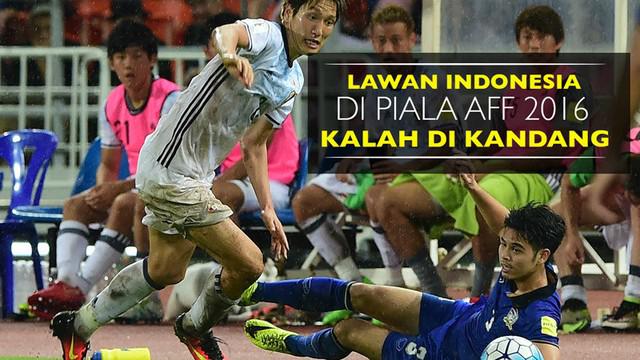 Video salah satu lawan Indonesia di Piala AFF 2016, Thailand, kalah dari Jepang di kandang dalam Kualifikasi Piala Dunia 2018, Selasa (6/9).