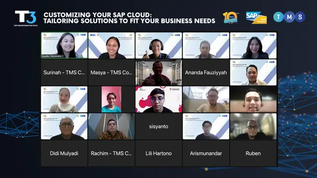 Diskusi Transformation Talk bertajuk 'Customizing Your SAP Cloud: Tailoring Solution to Fit Your Business Needs'. Dok: SAP
