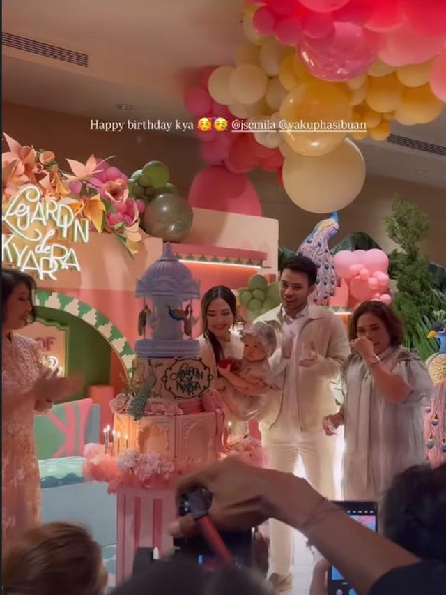 6 Potret Pesta Ultah Kyarra Anak Jessica Mila ke-1 Tahun, Penuh Bahagia Bareng Keluarga