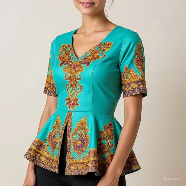 Atasan Batik Pesta Wanita