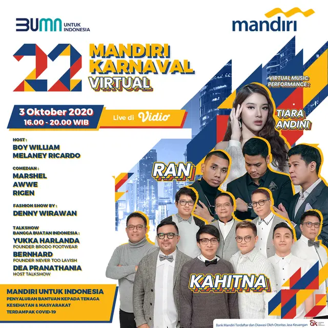 Mandiri Karnaval Virtual 2020.