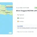 BMKG: Gempa Magnitudo 5,6 Guncang Pacitan