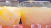 Resep es susu jelly mangga bisa meredam panas yang makin meningkat jelang lebaran ini. (dok. Masak.tv/Dinny Mutiah)