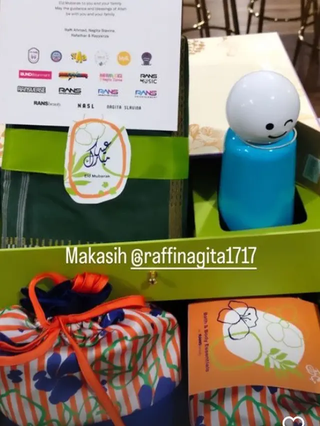 Hampers Lebaran Artis 2023. (Foto: Instagram Stories/ashanty_ash)