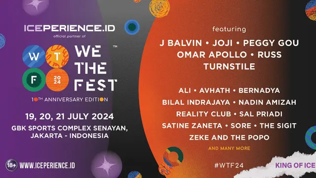 Line up di WTF24 (Dok. Istimewa)