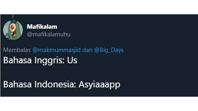 6 Judul Film Luar Negeri Versi Bahasa Indonesia Ini Kocak Banget (sumber: twitter.com/mafikalamuhu)