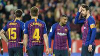 Barcelona kalah 0-2 dari Sevilla pada leg pertama perempat final Copa del Rey