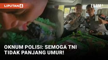 4 Fakta soal Polisi yang Viral Jilati Kue HUT ke-77 TNI