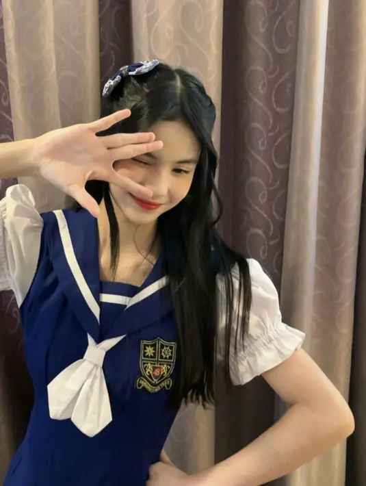 Jazzlyn Trisha resmi bergabung dengan JKT48 generasi 12 pada November 2023 kemarin. [Foto: Instagram/jkt48.trisha]