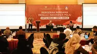 Forum Tematik Bakohumas bertajuk “Bergerak Bersama Menuju Indonesia Maju Cipta Kerja Cinta Kerja” di Hotel JS Luwansa, Kuningan, Jakarta Selatan, Selasa (31/1/2023).