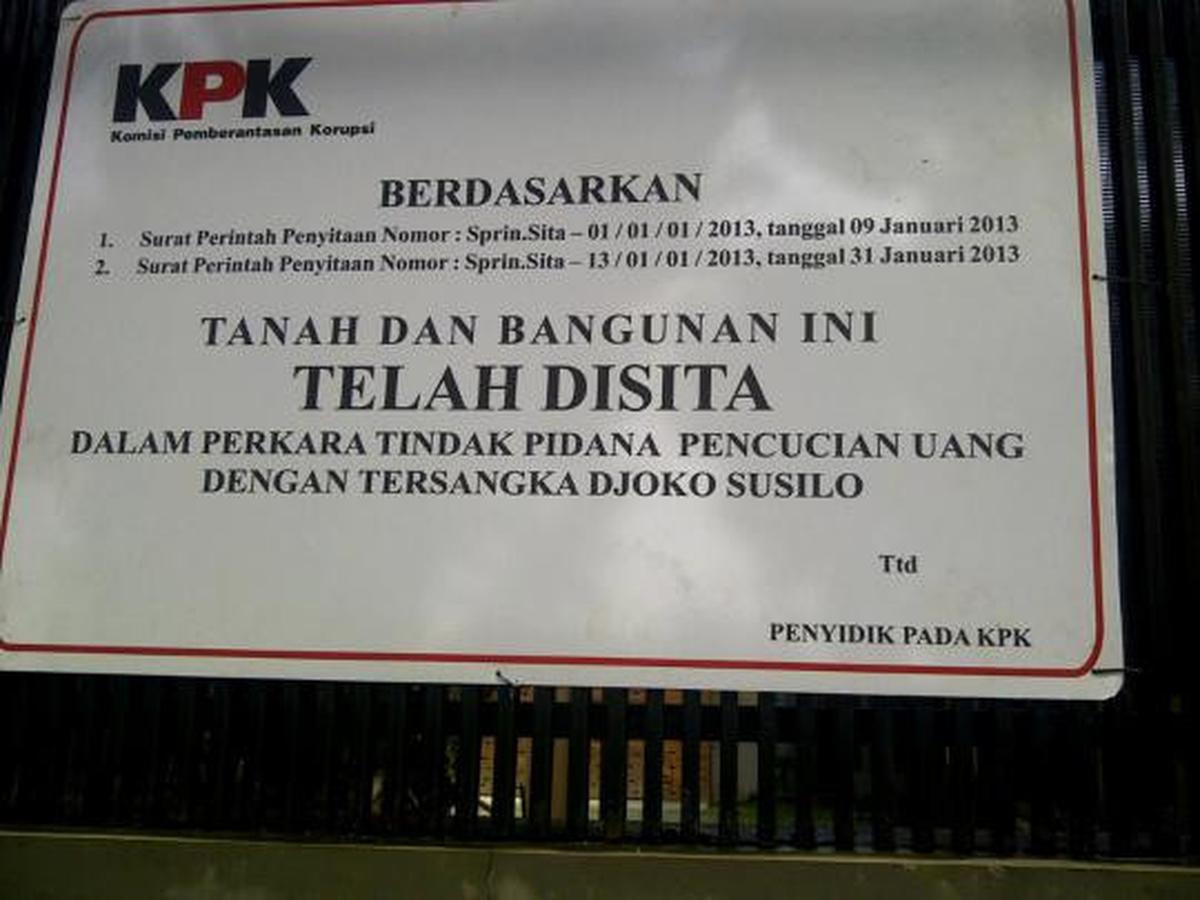 KPK sita rumah Irjen (Pol) Djoko Susilo 