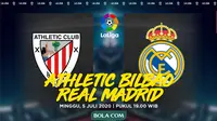 La Liga - Athletic Bilbao Vs Real Madrid (Bola.com/Adreanus Titus)