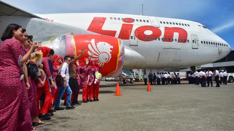 Lion Air pensiunkan pesawat jumbo Boeing 747-400. (Foto: Humas Lion Air)