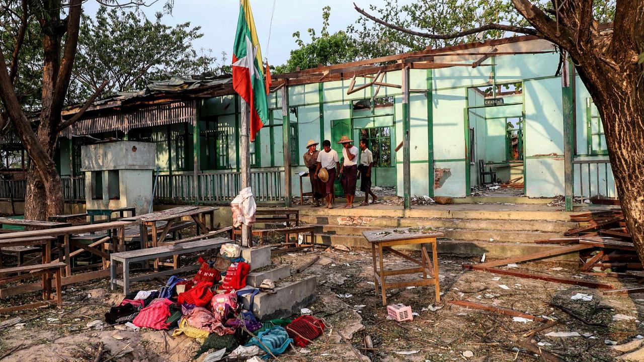Junta Militer Myanmar serang sekolah