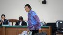 Terdakwa Direktur Utama PT Rifuel, Riefan Afrian menjalani sidang lanjutan kasus videotron, Jakarta, Kamis (22/10/14) (Liputan6.com/Miftahul Hayat)