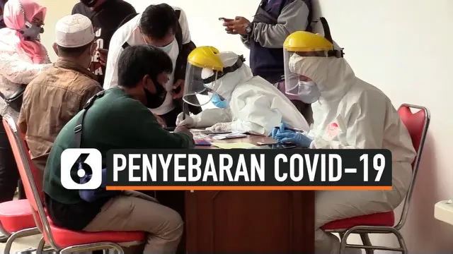 VIDEO: Puluhan Pegawai Kelurahan Petamburan Jalani Tes Swab
