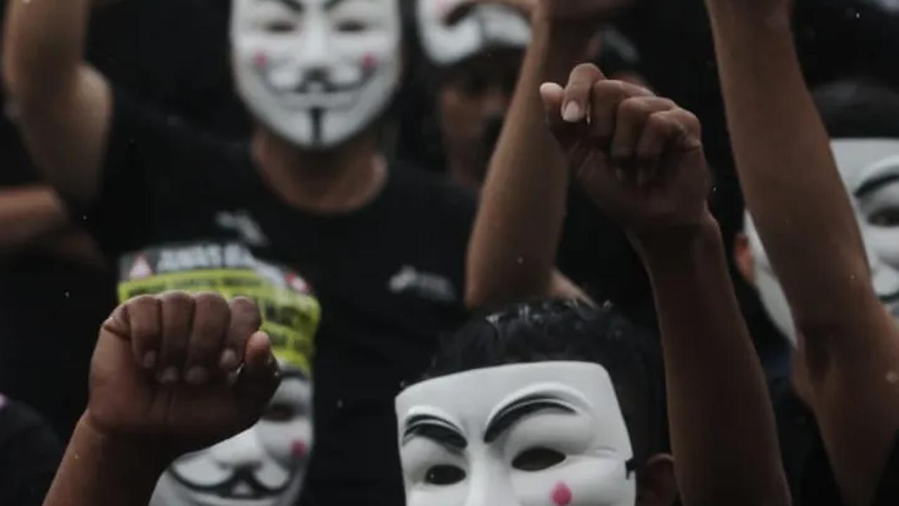 Topeng Guy Fawkes diketahui sudah menjadi simbol perlawanan terhadap kekuasaan.