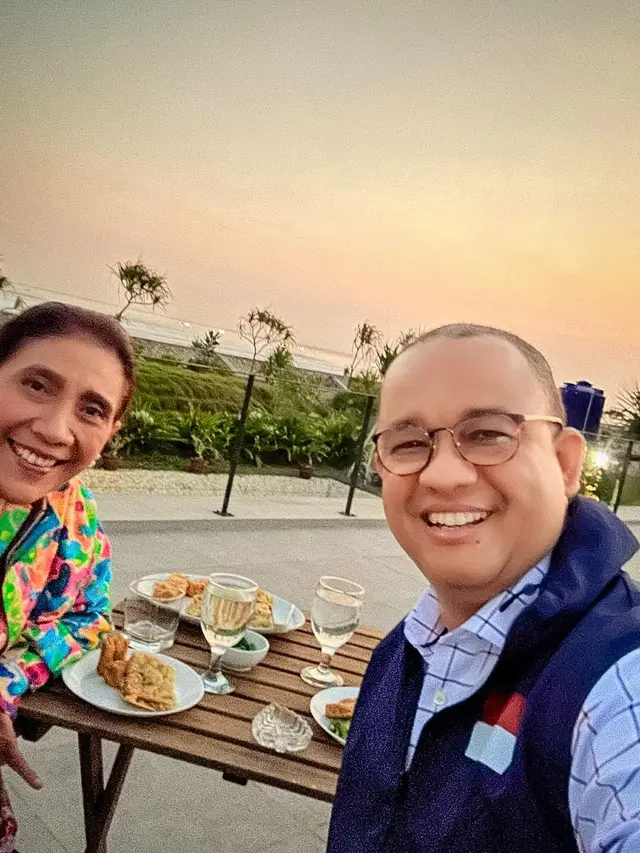 Anies Baswedan dan Susi Pudjiastuti. (Foto: Dok. Instagram @aniesbaswedan)