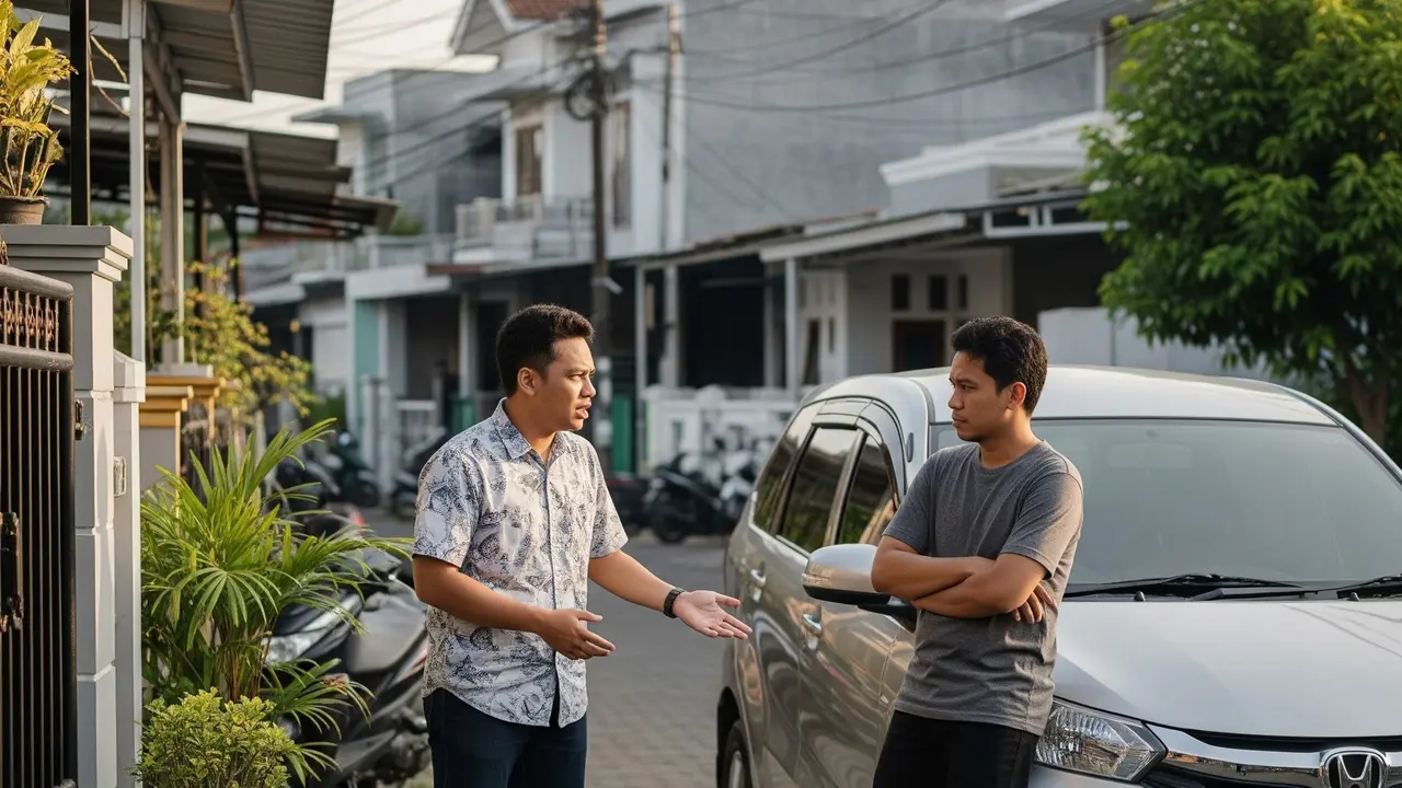 Menegur Tetangga yang Parkir Sembarangan (Gemini AI)