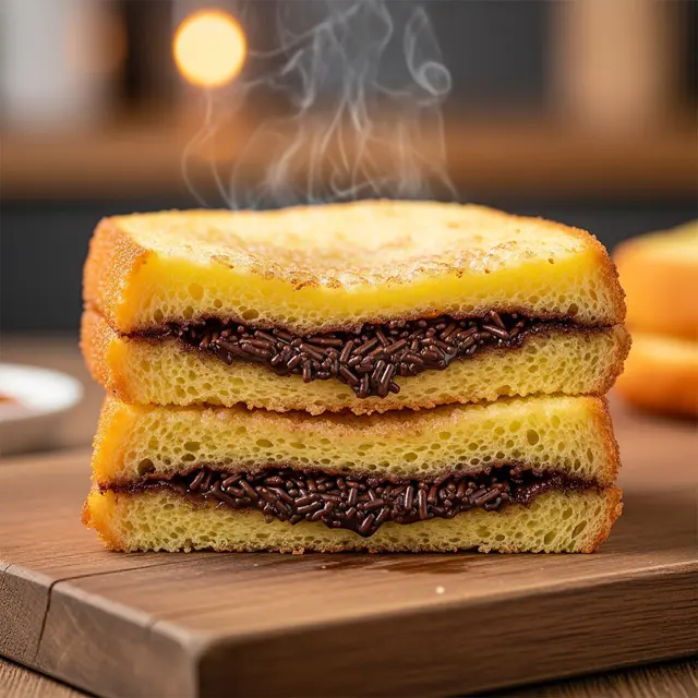 Roti Goreng dari Roti Tawar Sisa (Image by Gemini AI)