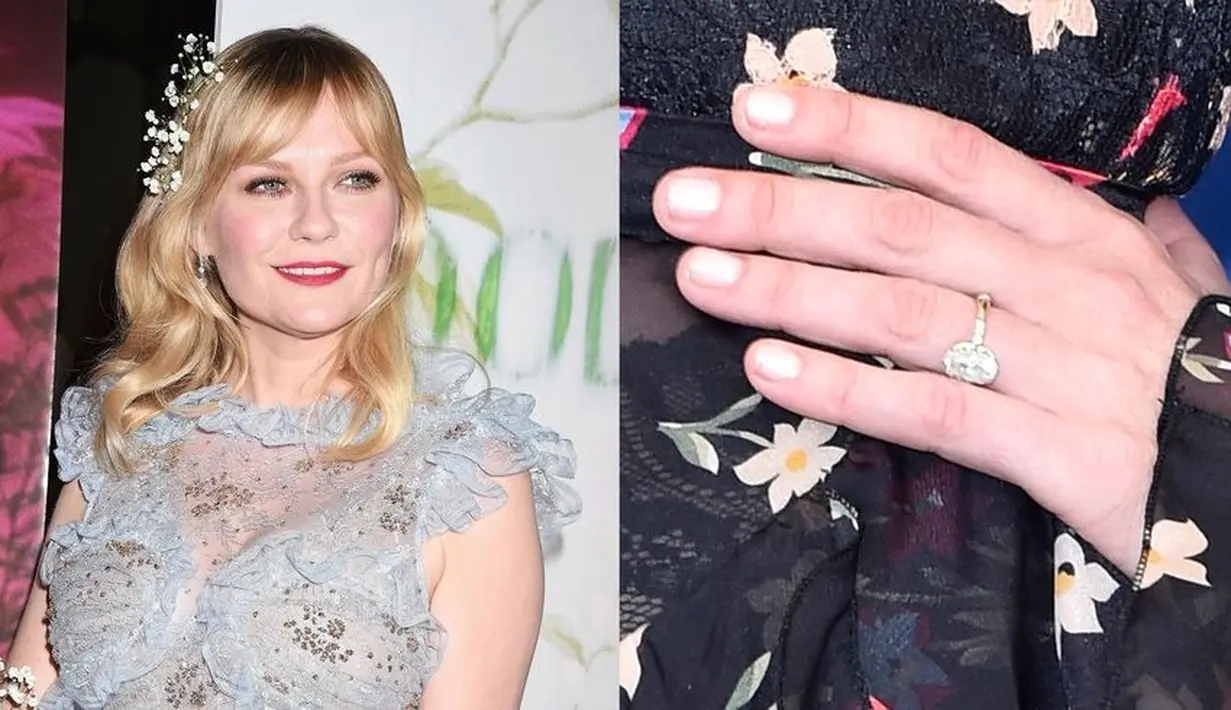 Kirsten Dunst bertunangan pada Jauari lalu dengan jesse Plemons, lawan mainnya di film Fargo. (Getty/Cosmopolitan)