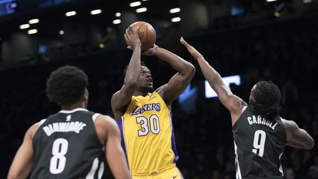 NBA: Lakers Susah Payah Bungkam Nets