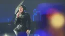 Princess Syahrini kembali tampil di layar kaca setelah enam tahun vakum dan menjadi perhatian saat tampil di panggung indoor pada malam puncak HUT SCTV 36 Xtraordinary di Studio Emtek City, Jakarta, Senin (24/8/2026). (KLY/Budy Santoso)
