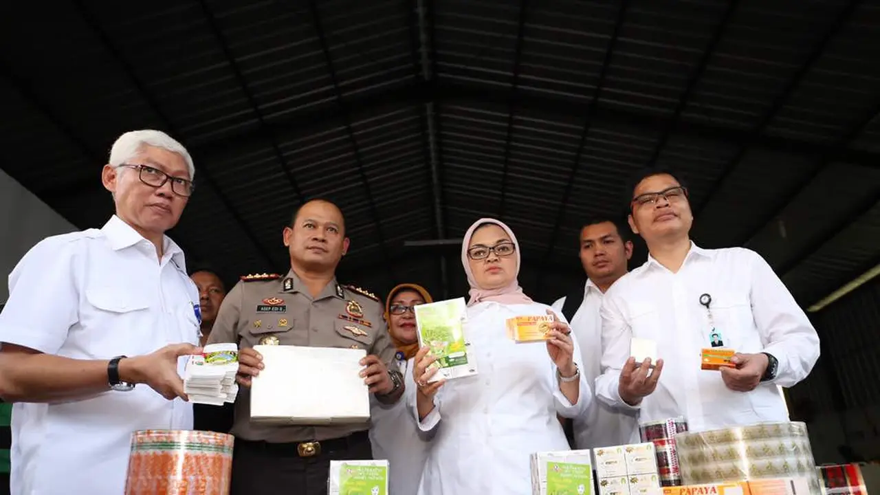 BPOM Temukan Sabun Palsu Senilai Rp5 Miliar di Tangerang