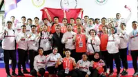 Tim Karate Indonesia meraih empat medali emas, tiga perak, dan lima perunggu  dalam Kejuaraan Karate SEAKF ke-9 di Kamboja, 21-28 Maret 2022. (foto: istimewa)
