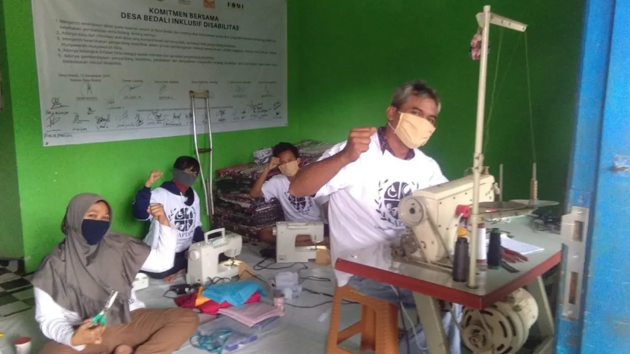 Omah Difabel, Rumahnya Para Penyandang Disabilitas di Malang untuk Berwirausaha. Foto: Linksos.