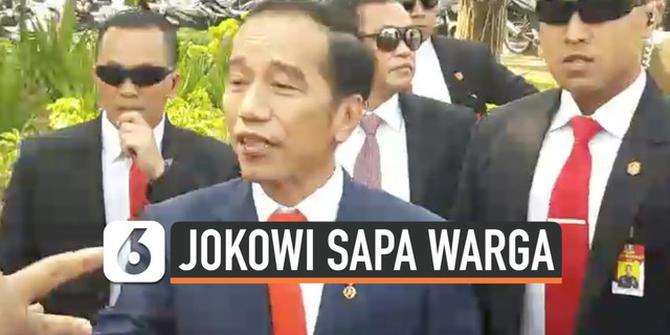 VIDEO: Jokowi Turun Mobil Demi Sapa Warga di Kawasan Monas