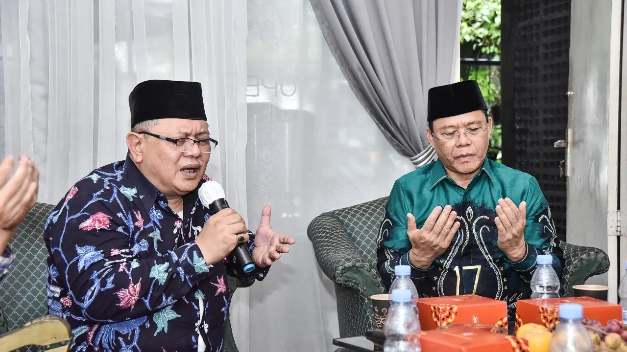Ketua Umum Partai Persatuan Pembangunan (PPP) Muhamad Mardiono ertemu Pimpinan Pusat Persaudaraan Muslimin Indonesia (PP Parmusi) yang dipimpin oleh Prof. Dr. Husnan Bey Fananie, Senin (3/11) (Istimewa)