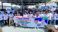 Ratusan warga Kabupaten Donggala mendukung pasangan calon Gubernur dan Wakil Gubernur Sulawesi Tengah nomor urut 2, Anwar Hafid dan Reny Lamadjido (Istimewa)