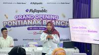 MyRepublic menggelar talkshow "RocketTalks: UMKM Naik Kelas" sebagai bagian dari inisiatif mendukung transformasi digital UMKM.(Dok Sinar Mas)