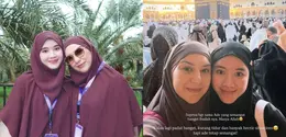 Intip pesona Irish Bella dan Hassya Ramadani yang cantik natural selama perjalanan Umroh (@_irishbella_)