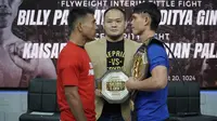 Aditya Ginting akan berhadapan dengan&nbsp;Billy Pasulatan pada&nbsp;perebutan gelar juara sementara di kelas terbang&nbsp;One Pride MMA 81 di&nbsp;Hall A Basket Gelora Bung Karno Senayan, Jakarta, Sabtu (24/8/2024). (dok.&nbsp;One Pride)